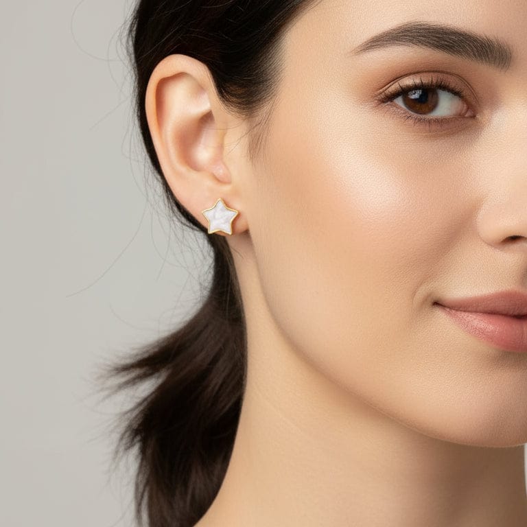 Elegant Star Stud Earrings
