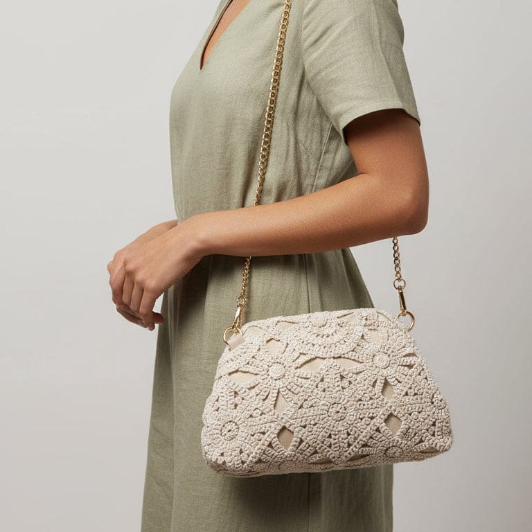 Liekoo Knitted Kiss Lock Women's Bag – Knitting Pattern & Hollow-Out Design