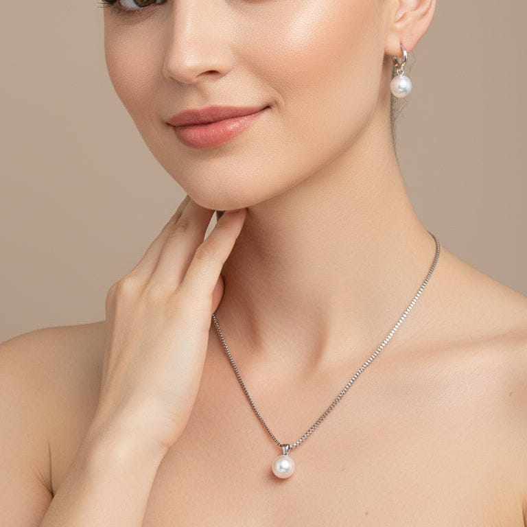 Liekoo Geometric Bridal Jewelry Set – Trendy & Elegant