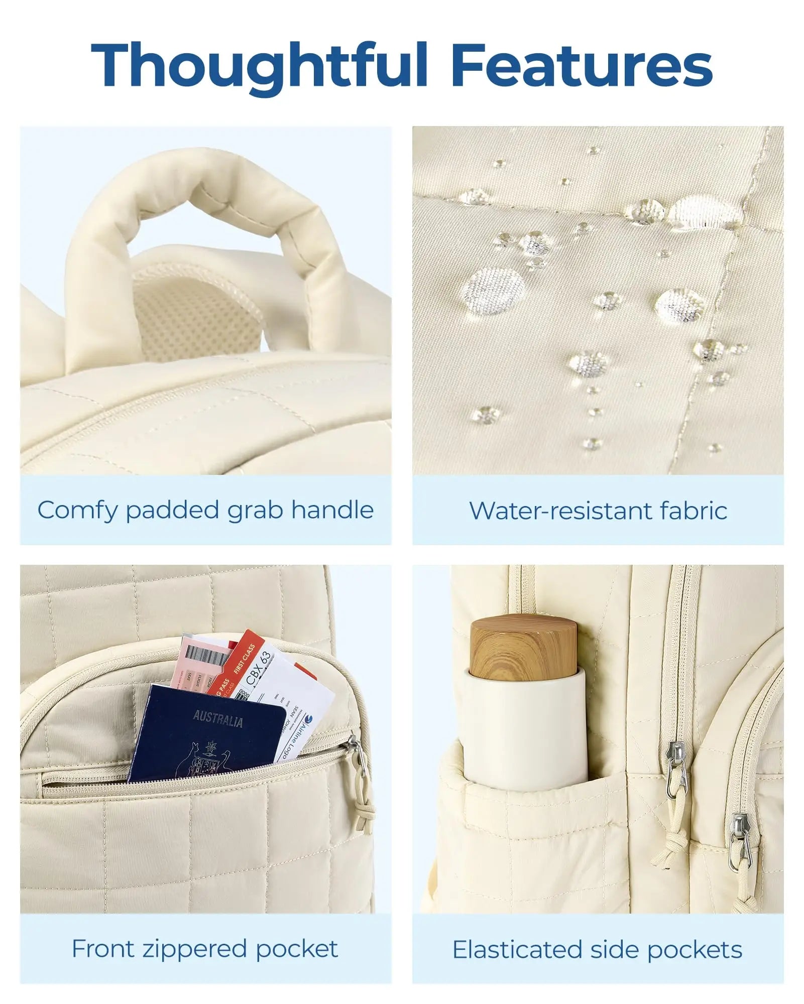 Liekoo Softback Taslon Backpack – Stylish, Lightweight & Functional