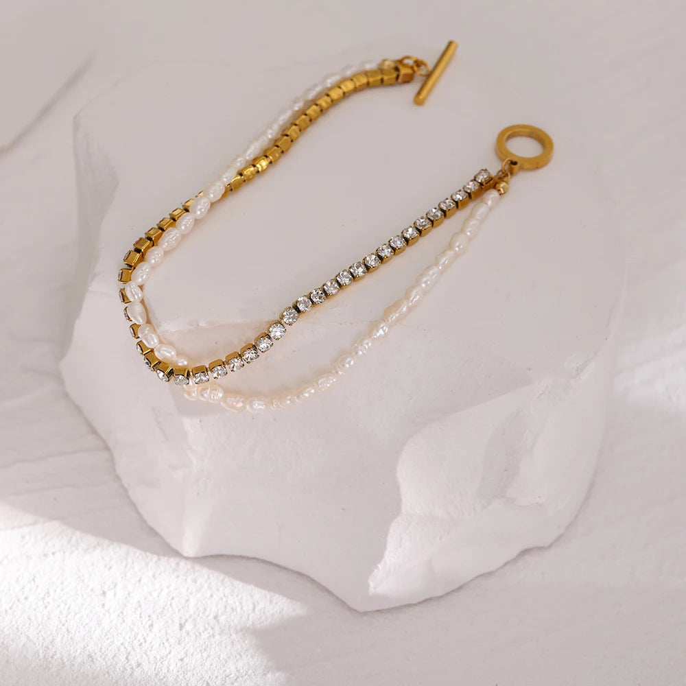 Doble Layer Pearl Bracelet