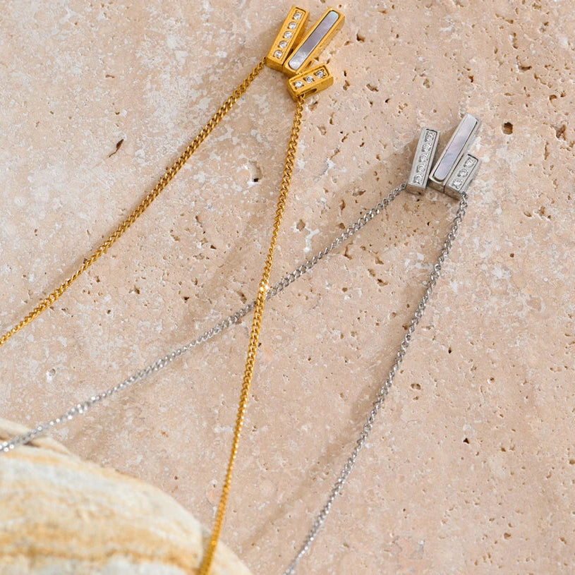 Rectangle Pendant Necklace