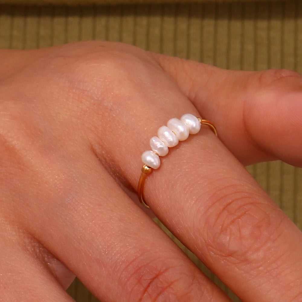 Small Freshwater Pearl Ring