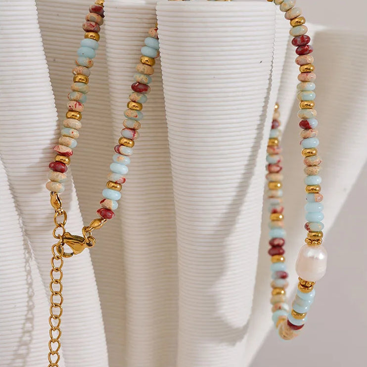 Colorful Pearl Necklace