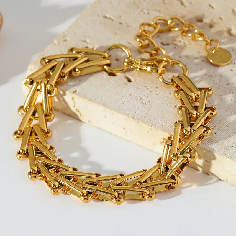 Pulsera de cadena gruesa