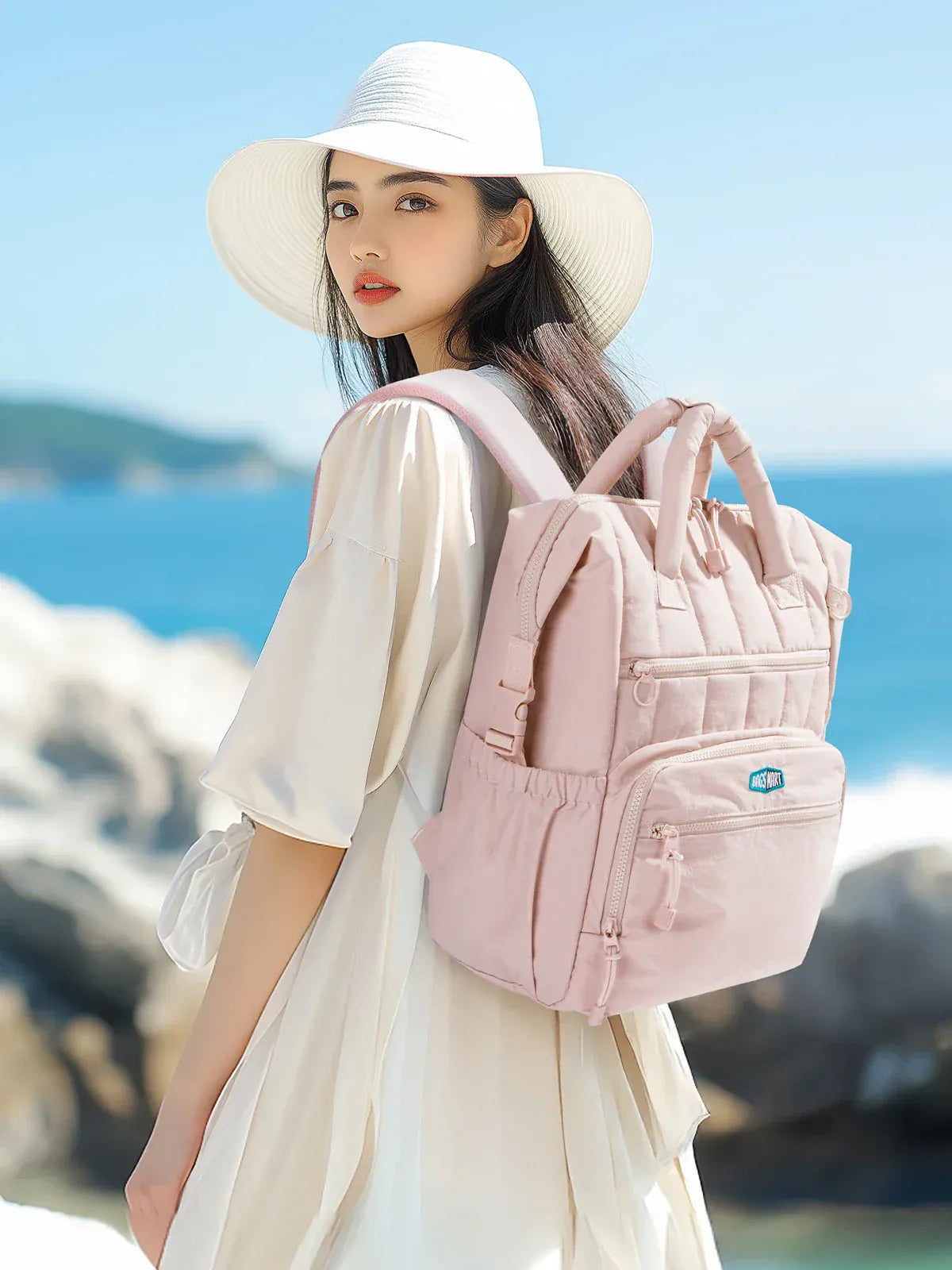 Liekoo Softback Backpack – Waterproof, 36–55L Laptop & School Bag