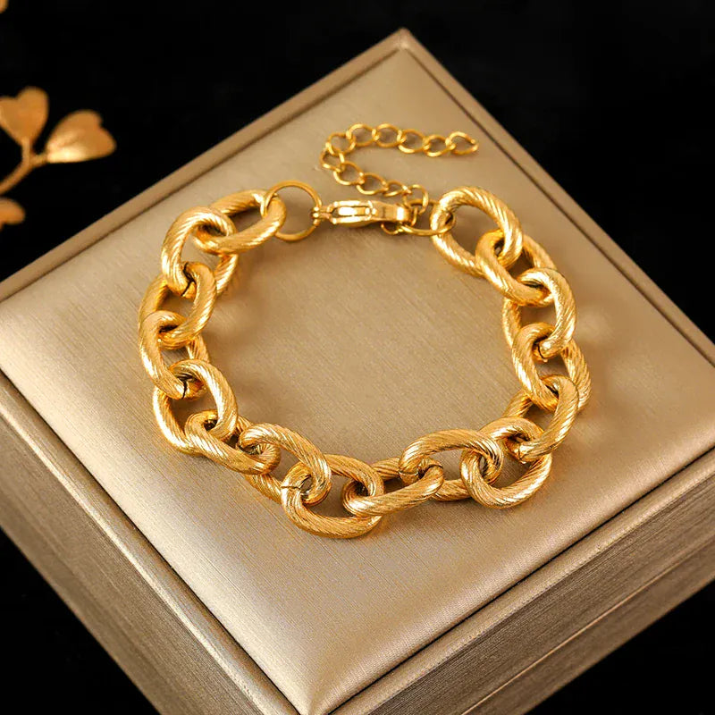 Liekoo Chain & Link Bracelet Stylish Versatile