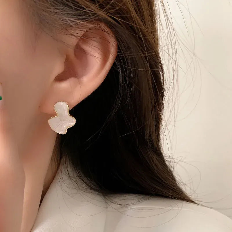 Liekoo Geometric Stud Earrings — Trendy Fashion