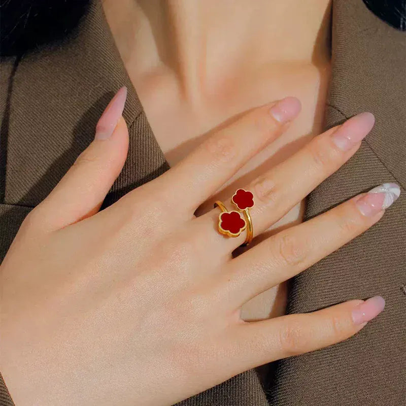 Five-Leaf Clover Ring