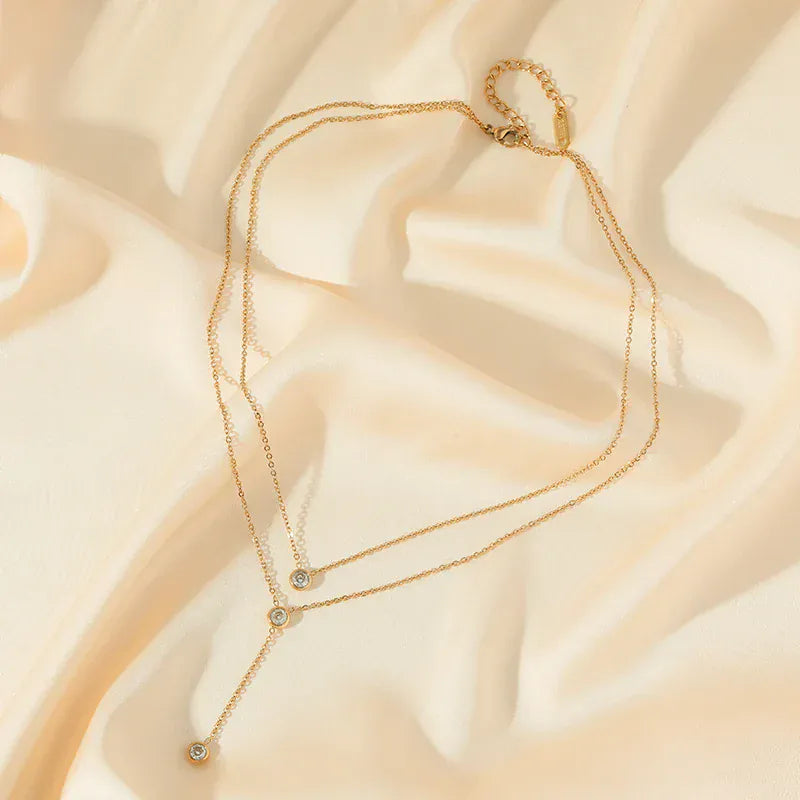 Collar de gota de agua