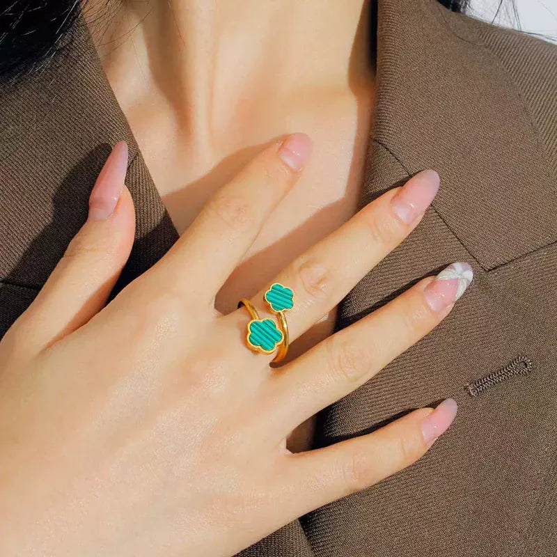 Five-Leaf Clover Ring