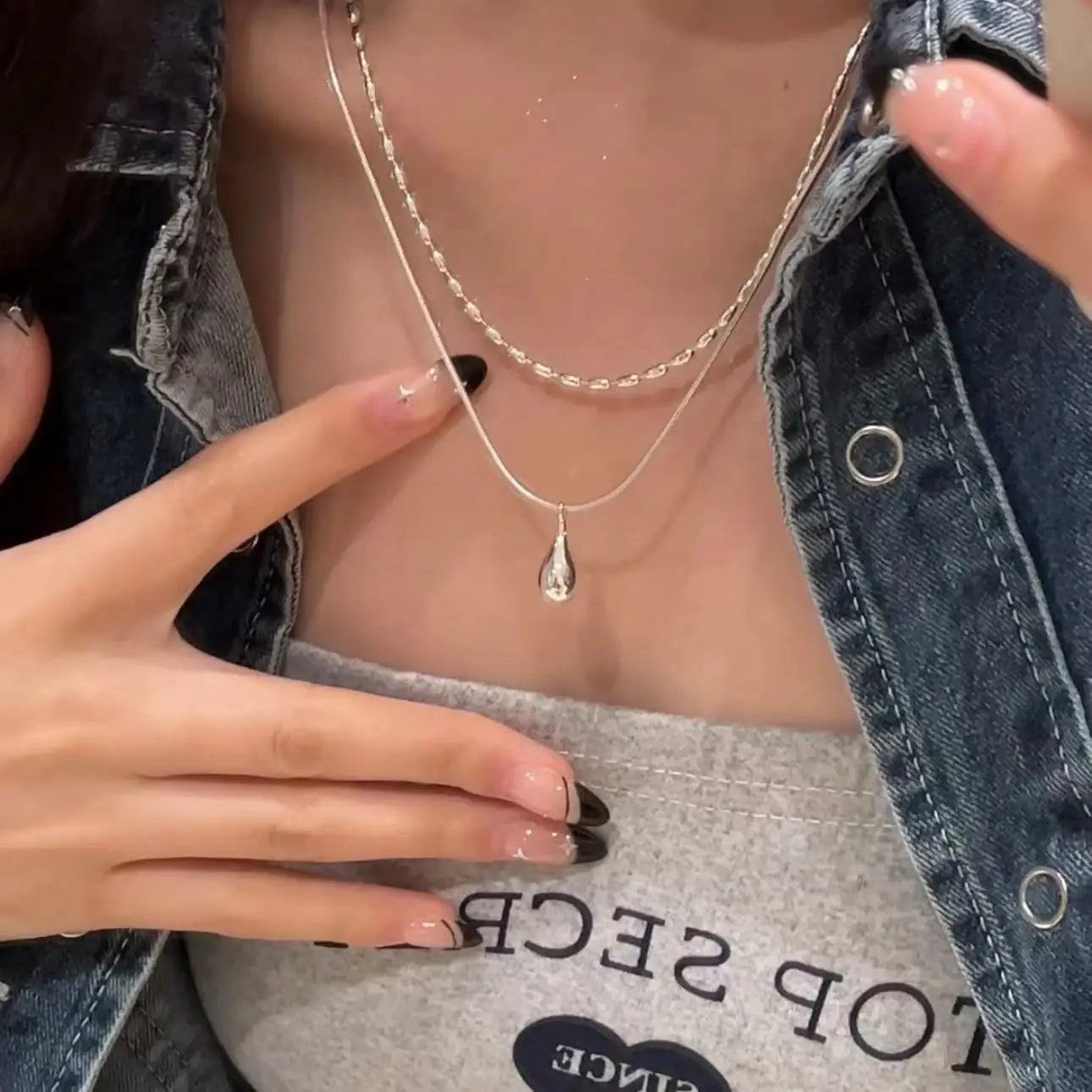 Liekoo Punk Round Choker Necklace – Bold & Edgy