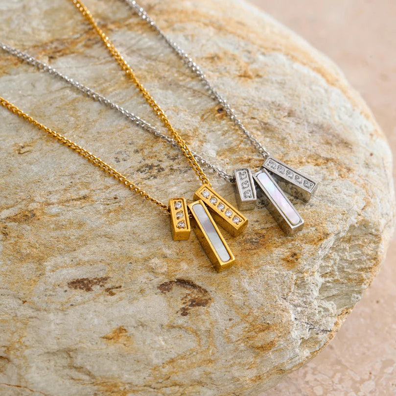 Rectangle Pendant Necklace