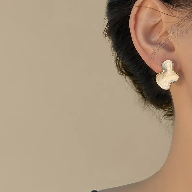 Liekoo Geometric Stud Earrings — Trendy Fashion