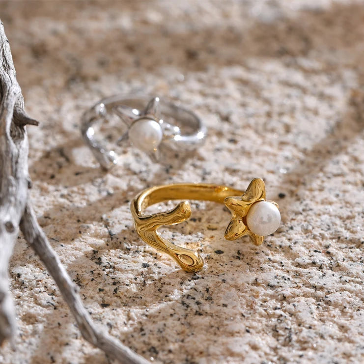 Star Pearl Ring