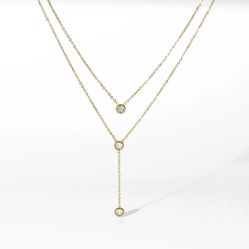 Collar de gota de agua