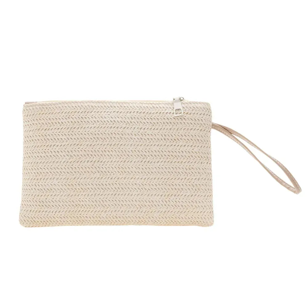 Liekoo Straw Clutch Bag – Natural Elegance for Summer