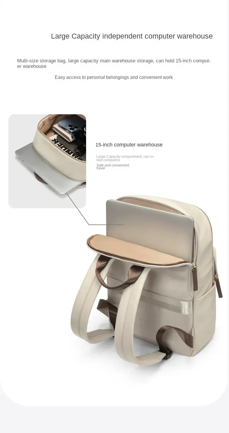 Liekoo Oxford Backpack – Compact, Durable & Stylish