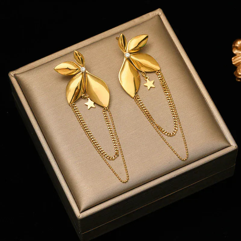 Pendientes colgantes de plantas