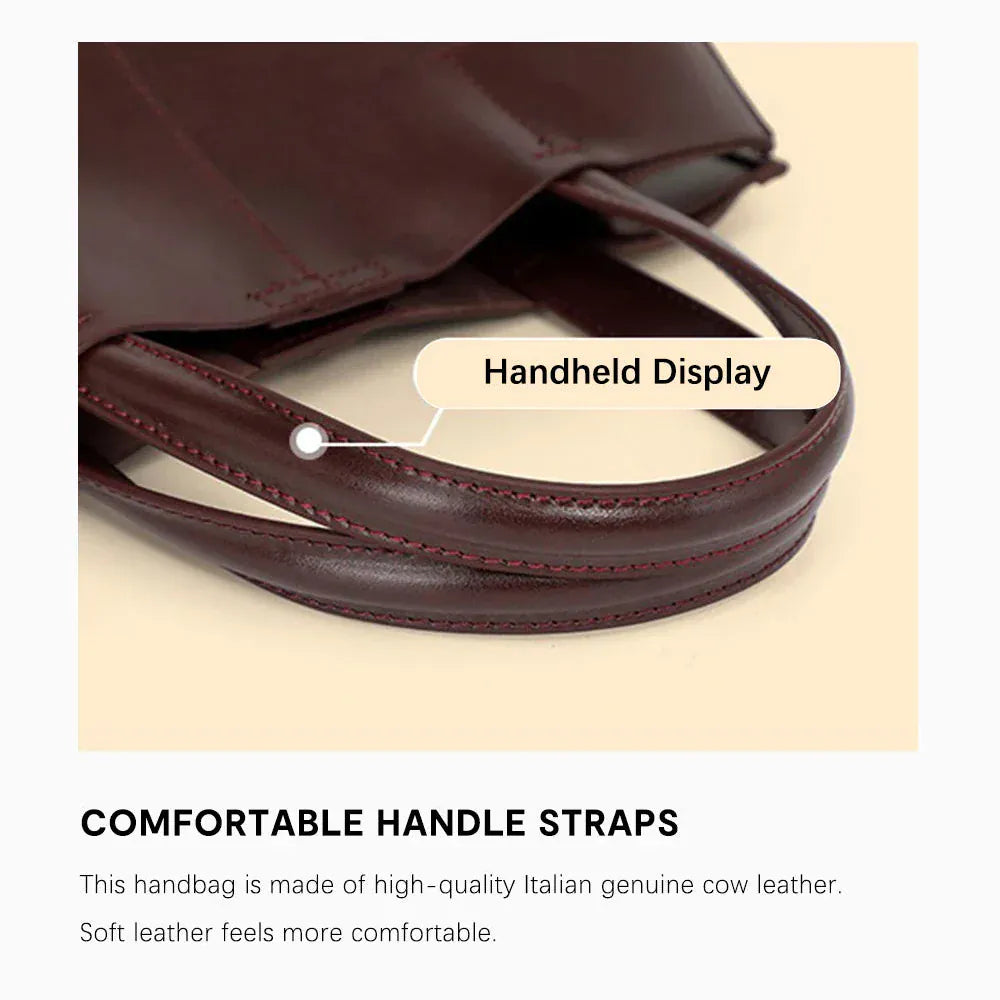 Liekoo Women's Vintage Satchel – Classic Elegance