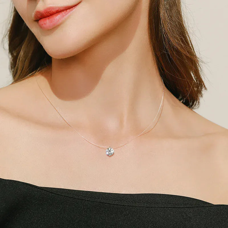 Liekoo Round Pendant Necklace – Elegant Simplicity