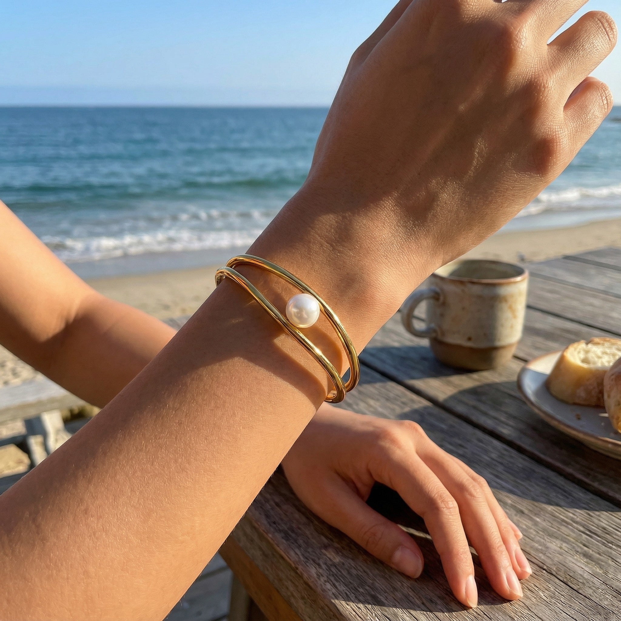 Pulsera de perlas Aurora