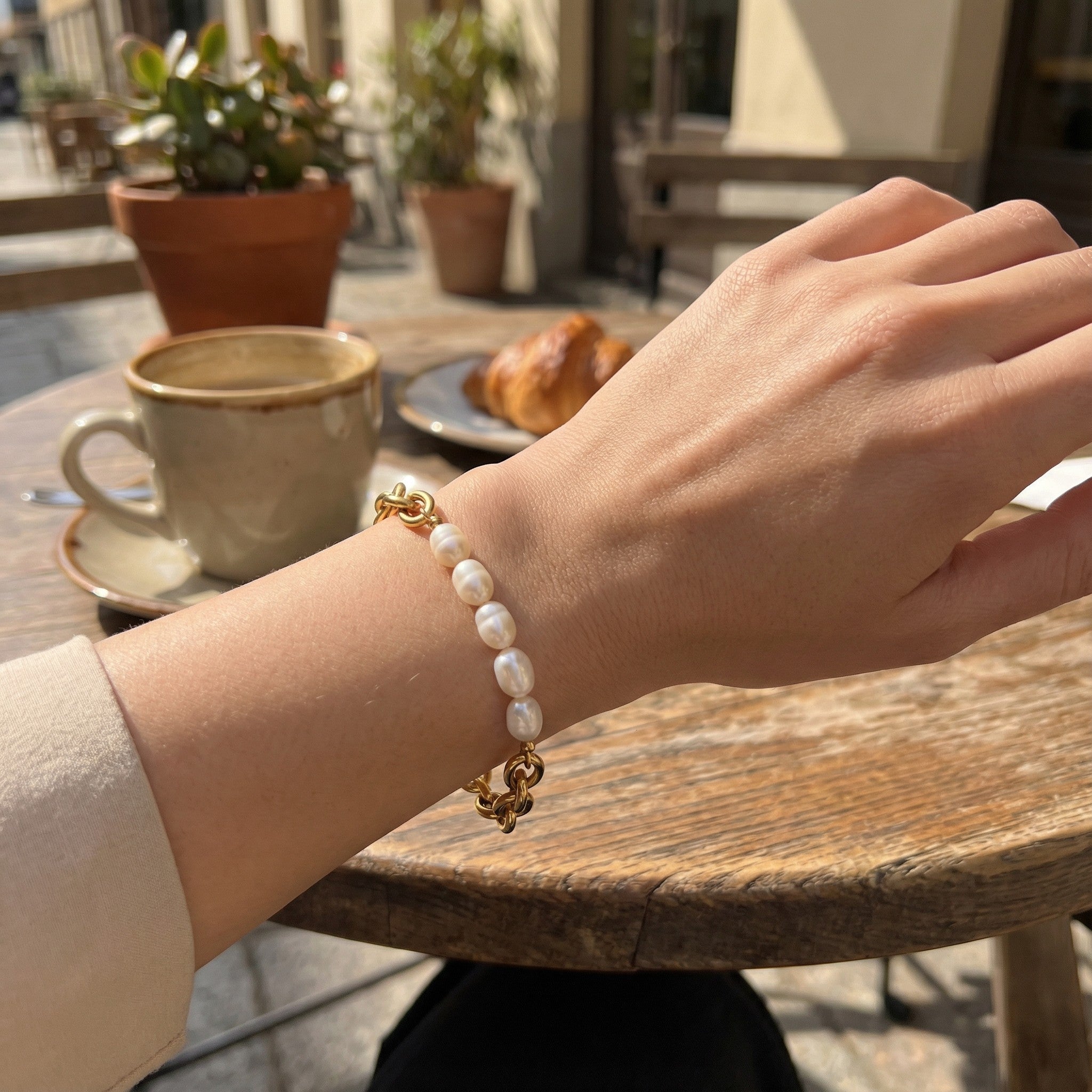 Pulsera de perlas Aquaris