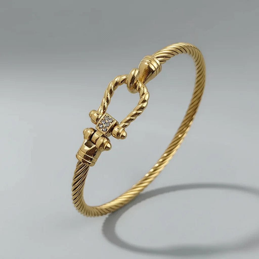 Elegant 18K Gold Plated Bracelet Stylish Modern