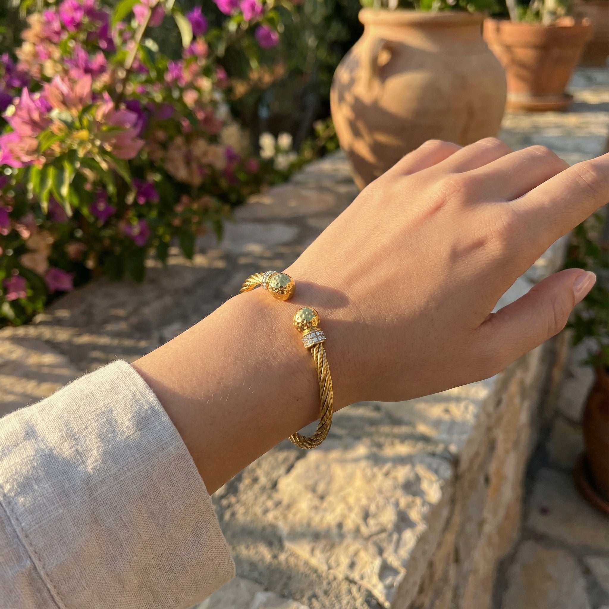 Pulsera de doble bola