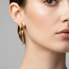 Gold Snake Earrings
