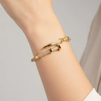 Pulseira de unhas brilhante