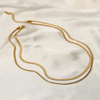 Simple Snake Layer Necklace