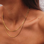 Simple Snake Layer Necklace
