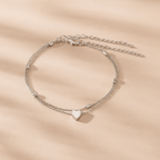 Simple Heart Anklet