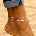 Bohemian Heart Anklet