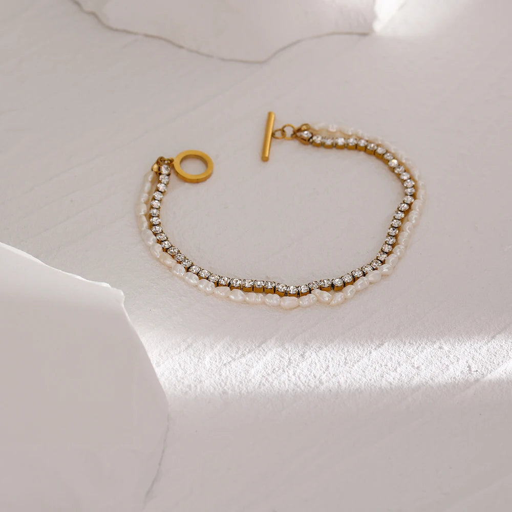 Doble Layer Pearl Bracelet