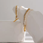 Doble Layer Pearl Bracelet