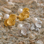 Flower & Pearl Earrings