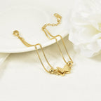 Frosted Butterfly Anklet