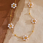 Pearls Flower Necklace