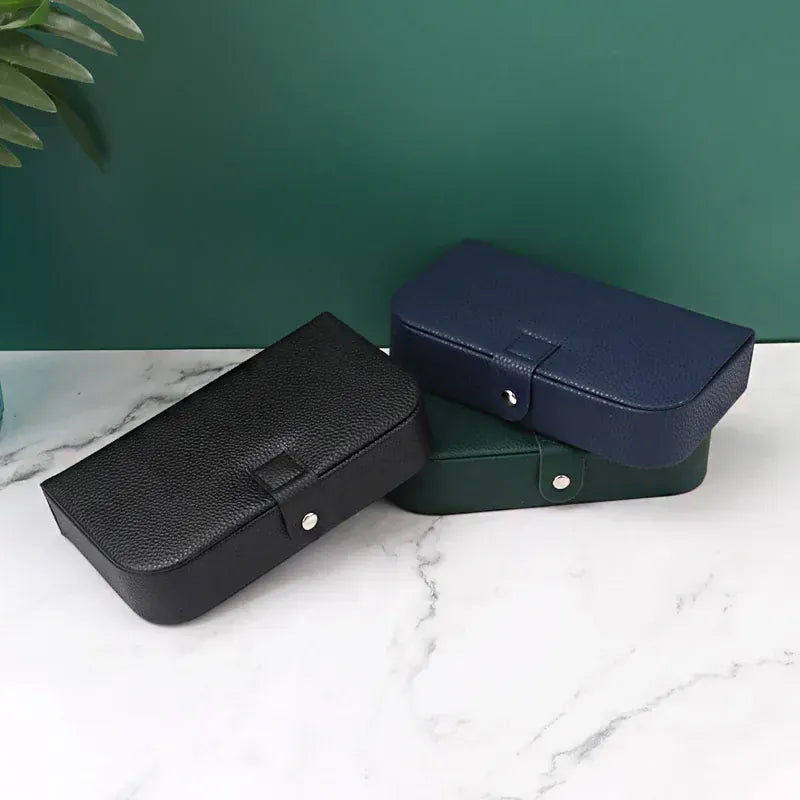 Portable Jewelry Box Leather