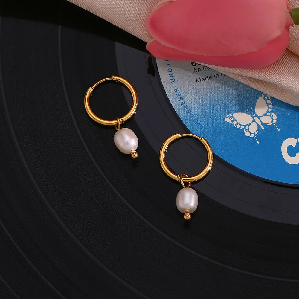 Pendientes de perla de ópalo