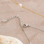 Pearl Zircon Layered Necklace