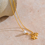 Marine Pearl Necklace