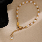 Oval Pearl Bracelet
