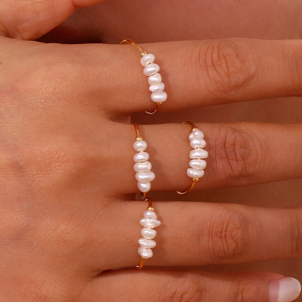 Small Freshwater Pearl Ring