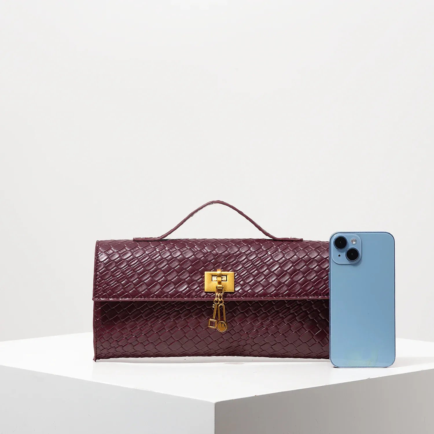 Liekoo Women's Baguette Bag – Stylish & Versatile Geometric Design