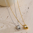 Seashell Pearl Necklace