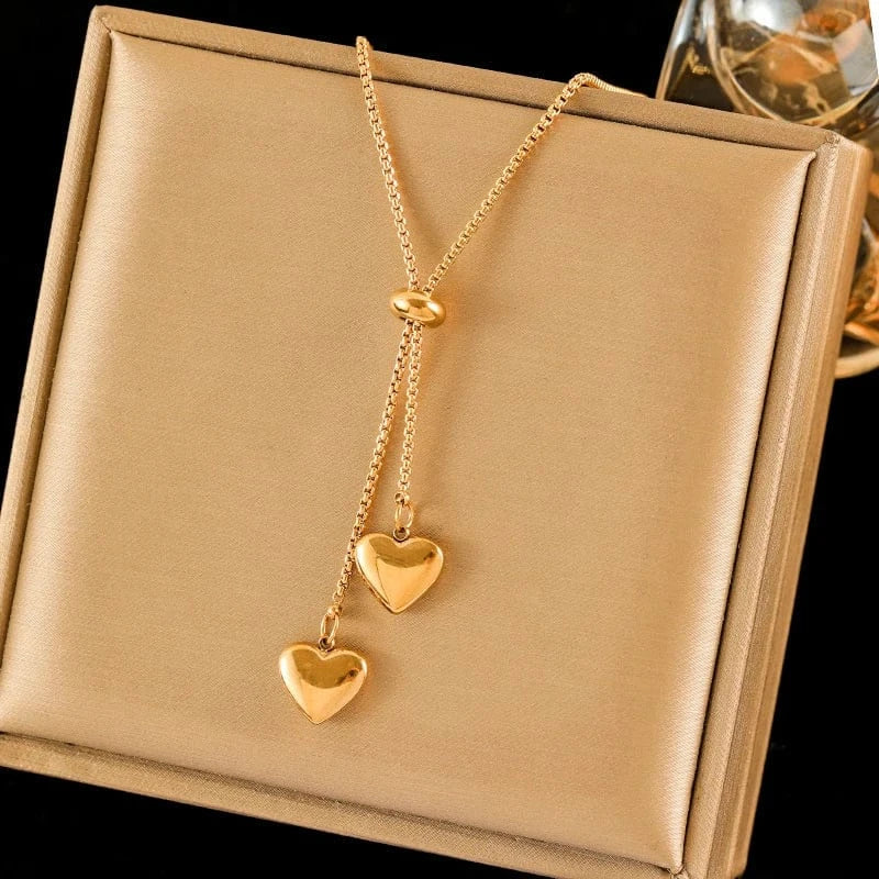 Liekoo Heart Pendant Necklace – Elegant, Timeless & Romantic