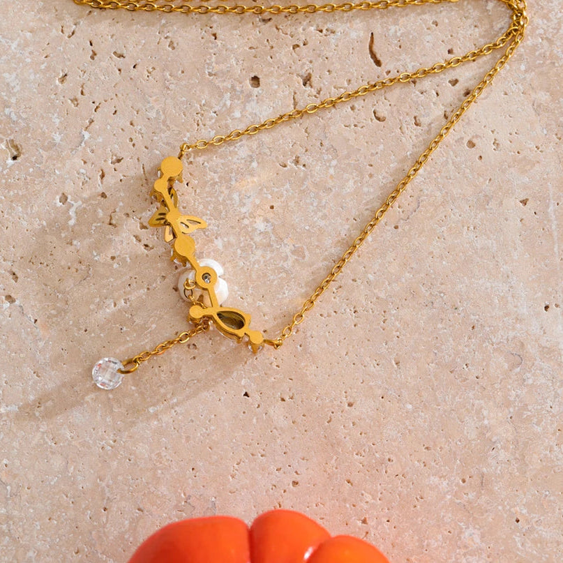 Celene Zircon Necklace